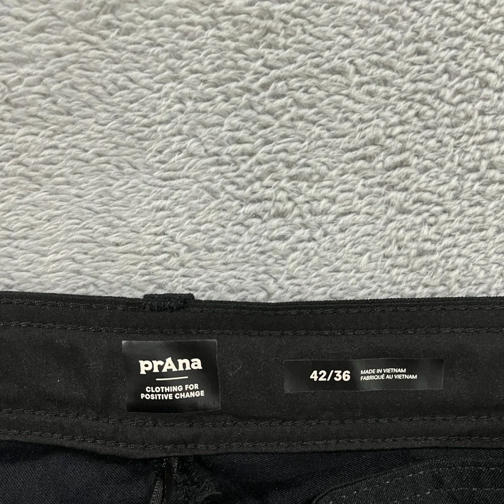 PrAna Stretch Zion Pant II Pants Mens 42x36 Straight Leg Relaxed Hiking Roll Up
